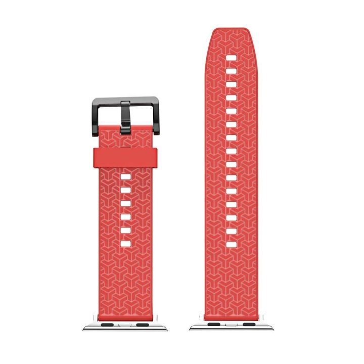 Laikrodžio dirželis Y dirželis, skirtas Apple Watch 7 / SE (45/44 / 42 mm) juosta laikrodžio juosta raudona