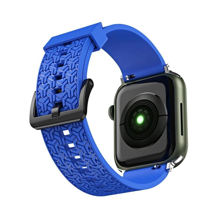 Laikrodžio dirželis Y dirželis, skirtas Apple Watch 7 / SE (45/44 / 42 mm) juosta laikrodžio juosta mėlyna