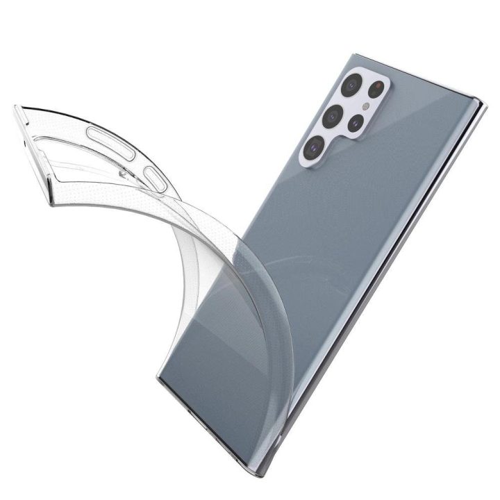 Itin skaidrus gelio dangtelis 0,5 mm Samsung Galaxy S22 Ultra Transparent