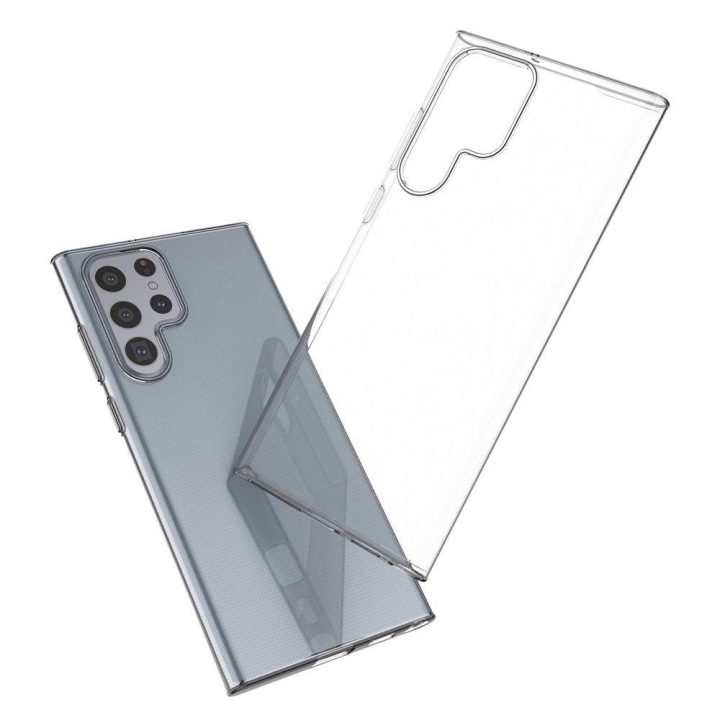 Itin skaidrus gelio dangtelis 0,5 mm Samsung Galaxy S22 Ultra Transparent