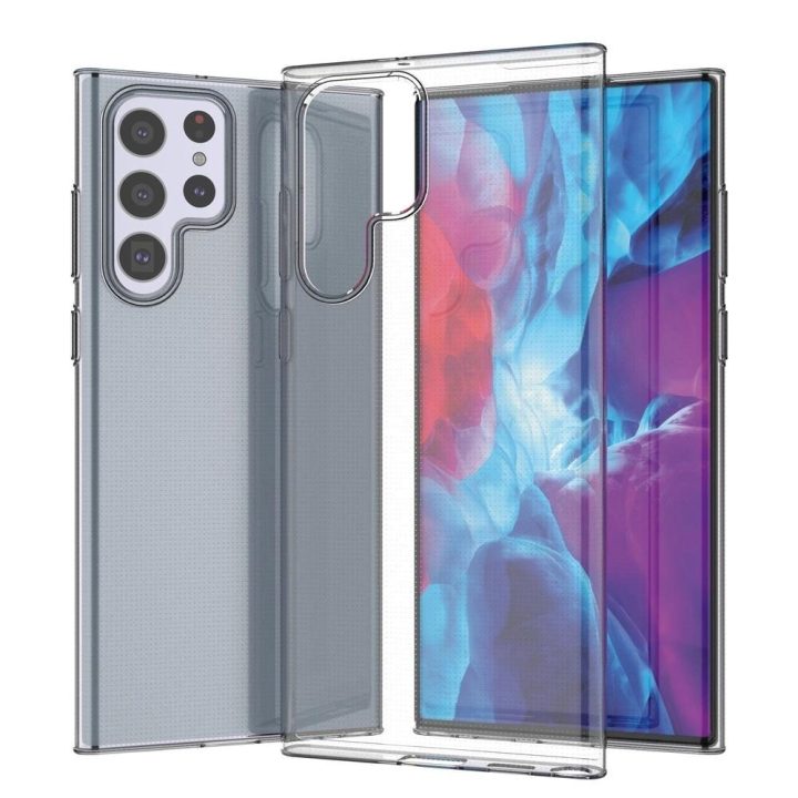Itin skaidrus gelio dangtelis 0,5 mm Samsung Galaxy S22 Ultra Transparent