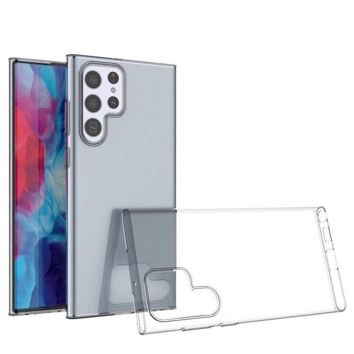 Itin skaidrus gelio dangtelis 0,5 mm Samsung Galaxy S22 Ultra Transparent