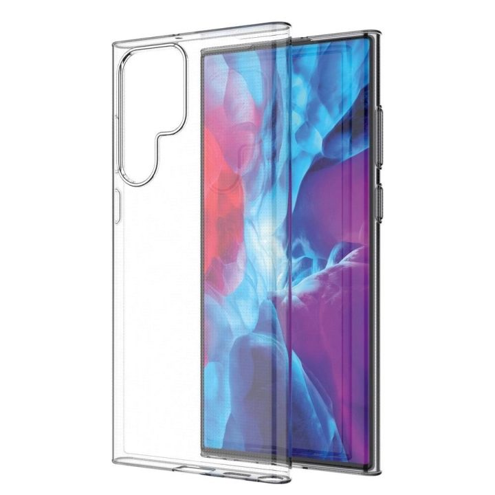 Itin skaidrus gelio dangtelis 0,5 mm Samsung Galaxy S22 Ultra Transparent