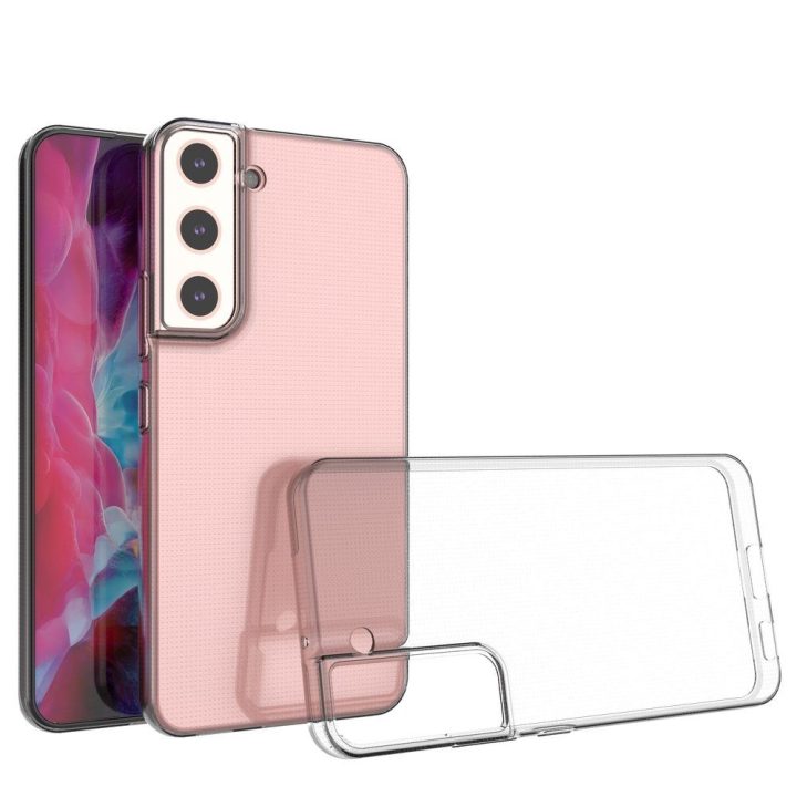 Ultra Clear 0,5 mm Samsung Galaxy S22+ (S22 Plus) gelinis dangtelis skaidrus