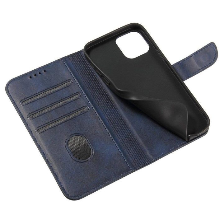Magnetinis dėklas elegantiškas dėklas su atvartu ir stovo funkcija Poco M4 Pro 5G blue