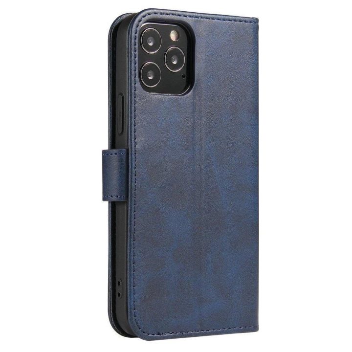 Magnetinis dėklas elegantiškas dėklas su atvartu ir stovo funkcija Poco M4 Pro 5G blue