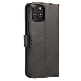 Magnetinis dėklas elegantiškas dėklas dangtelis Huawei nova 8 juodas dangtelis su stovo funkcija