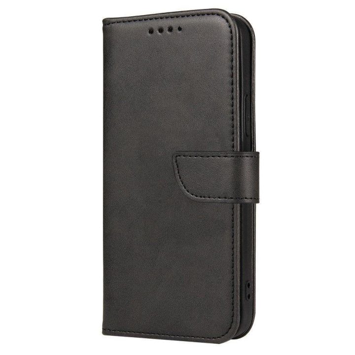 Magnetinis dėklas Elegantiškas dėklas su stovo funkcija Vivo Y51 2020 / Y51A juodas