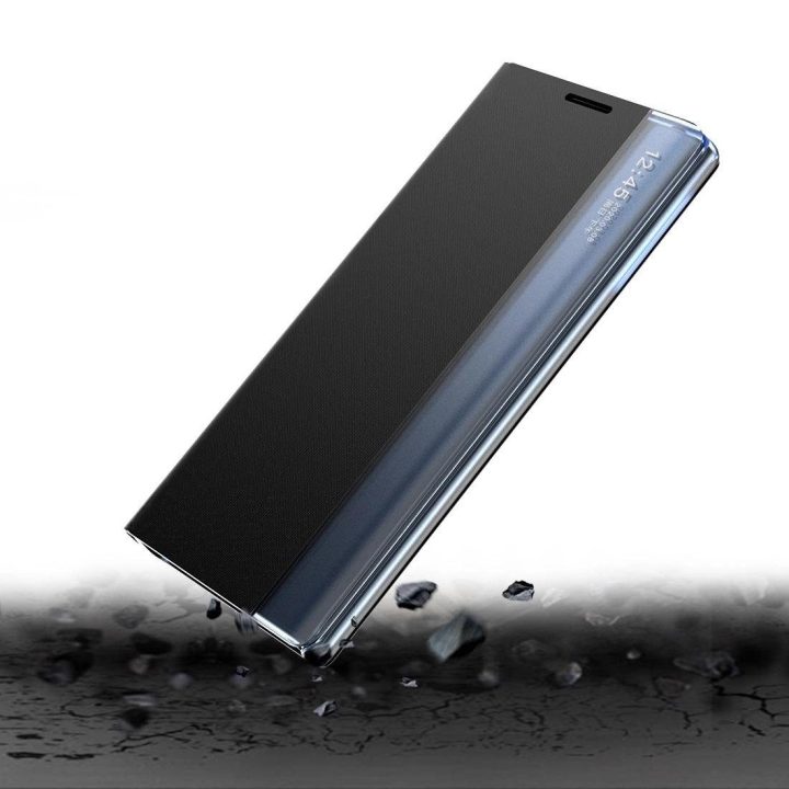 Naujas Sleep Case dėklas su stovo funkcija, skirtas Samsung Galaxy A53 5G , mėlynas
