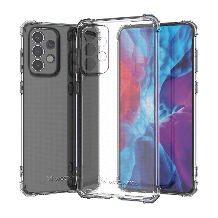 Samsung Galaxy A73 apsauginis šarvuotas dėklas nuo smūgių, skirtas Samsung Galaxy A73 , skaidrus