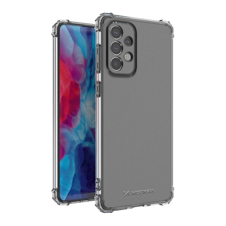Samsung Galaxy A73 apsauginis šarvuotas dėklas nuo smūgių, skirtas Samsung Galaxy A73 , skaidrus