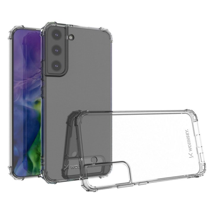 Samsung Galaxy S22 + (S22 Plus) apsauginis šarvuotas dėklas nuo smūgių, skaidrus