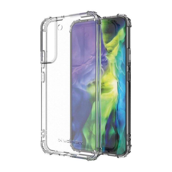Samsung Galaxy S22 + (S22 Plus) apsauginis šarvuotas dėklas nuo smūgių, skaidrus