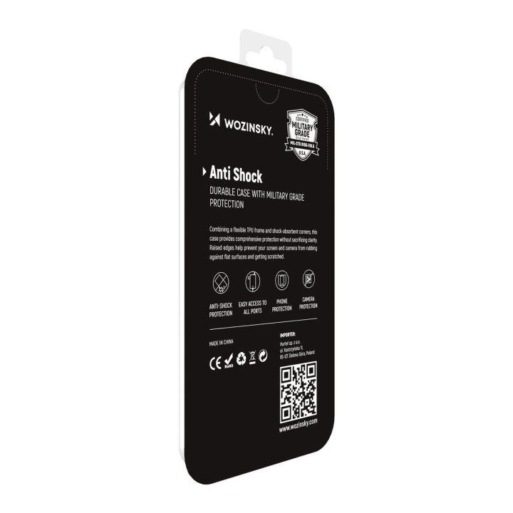 Samsung Galaxy S22 + (S22 Plus) apsauginis šarvuotas dėklas nuo smūgių, skaidrus