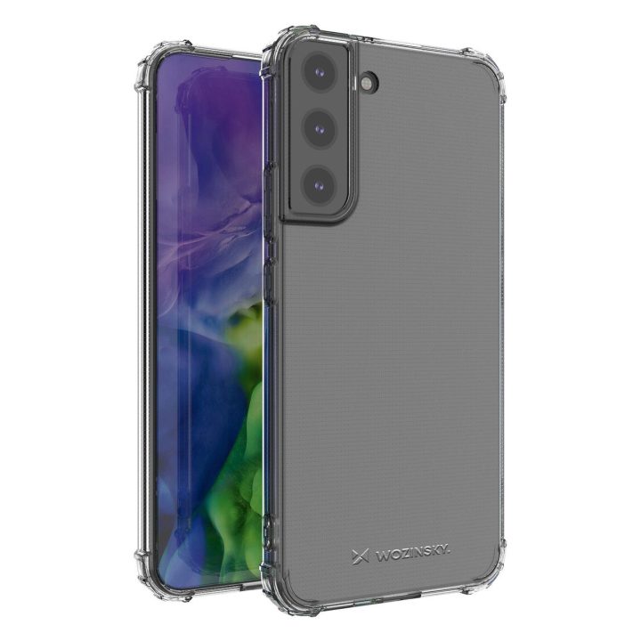 Samsung Galaxy S22 + (S22 Plus) apsauginis šarvuotas dėklas nuo smūgių, skaidrus