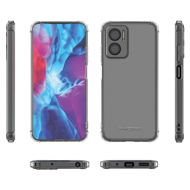 Šarvuotas dėklas nuo smūgių, skirtas Xiaomi Redmi 10 transparent