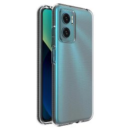 Pavasarinis korpuso dangtelis, gelinis TPU dangtelis su spalvotu rėmeliu, skirtas Xiaomi Redmi 10 , juodos spalvos