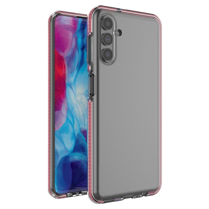 Samsung Galaxy A13 5G pavasarinis korpuso dangtelis Gelinis dangtelis su spalvotu rėmeliu, skirtas Samsung Galaxy A13 5G , švies