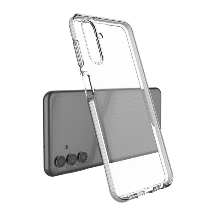 Samsung Galaxy A13 5G pavasarinis korpuso dangtelis Gelinis dangtelis su spalvotu rėmeliu, skirtas Samsung Galaxy A13 5G , švies