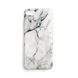 Marmurinis TPU dangtelis Samsung Galaxy A73 , gelinis, marmurinis, skirtas Samsung Galaxy A73 , baltas