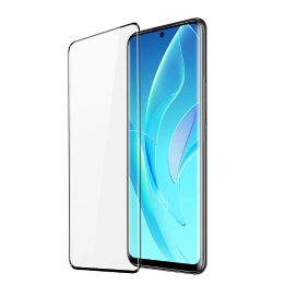 Lenktas stiklas Grūdintas stiklas Honor 60 Pro su juodu rėmeliu