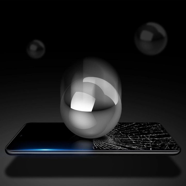 Lenktas stiklas Grūdintas stiklas Honor 60 Pro su juodu rėmeliu