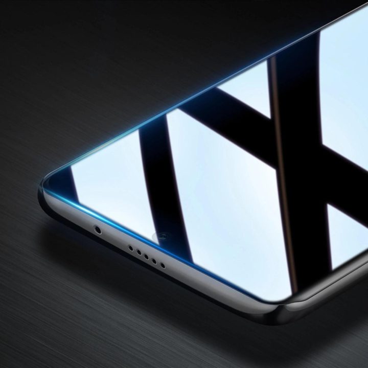 Lenktas stiklas Grūdintas stiklas Honor 60 Pro su juodu rėmeliu