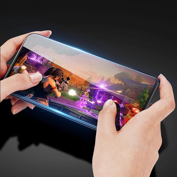 Lenktas stiklas Grūdintas stiklas Honor 60 Pro su juodu rėmeliu