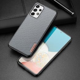 Fino dėklas pagamintas iš nailono medžiagos, skirtas Samsung Galaxy A73 , mėlynos spalvos