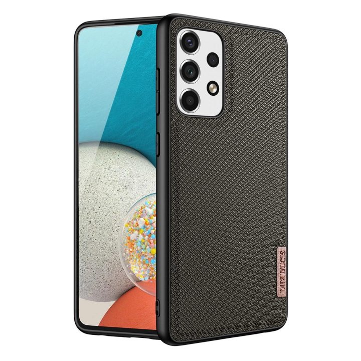 Fino dėklas pagamintas iš nailono medžiagos, skirtas Samsung Galaxy A73 green