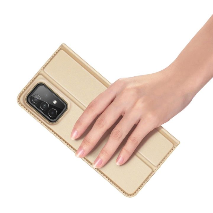 Skin Pro Holster Cover Flip Cover dangtelis, skirtas Samsung Galaxy A73 , auksinis