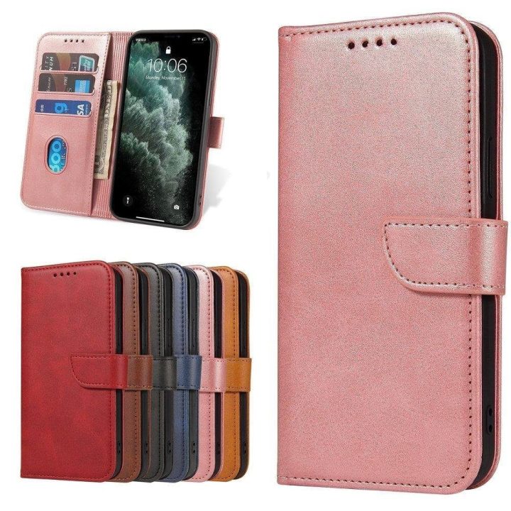 Magnetinis dėklas elegantiškas dėklas su atvartu ir stovo funkcija, skirtas Samsung Galaxy A03s (166.5), rožinės spalvos