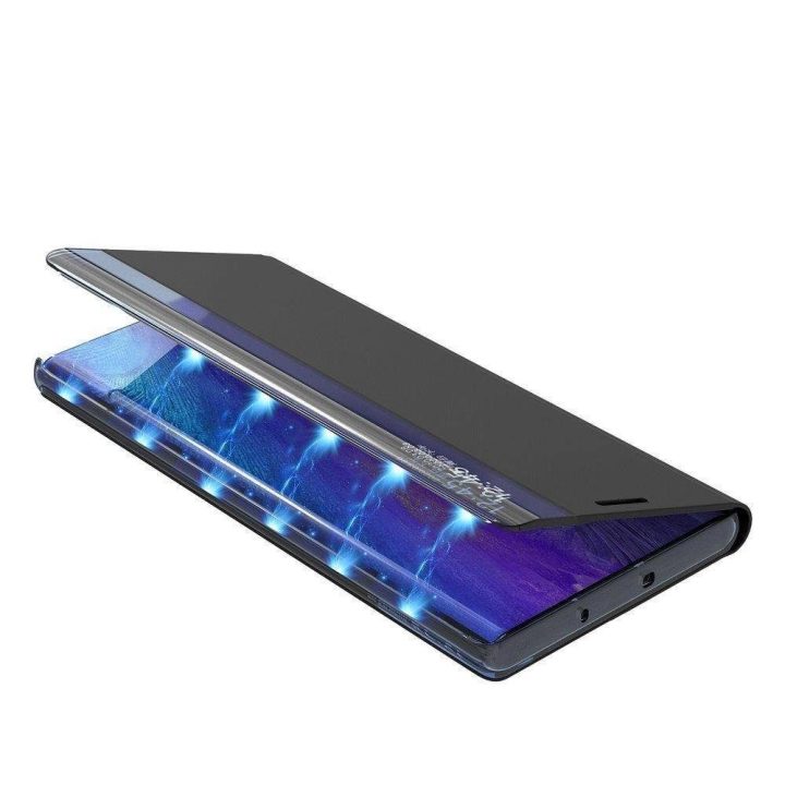 Naujas Sleep Case dėklas su apverčiamuoju dangteliu, skirtas Samsung Galaxy A73 , rožinės spalvos