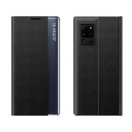 Naujas Sleep Case dėklas su stovo funkcija, skirtas Samsung Galaxy A73 , juodas