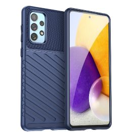 Thunder Case lankstus šarvuotas dangtelis Samsung Galaxy A73 , mėlynas