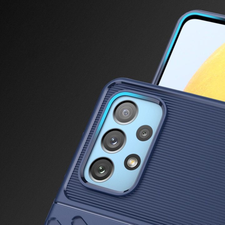 Thunder Case lankstus šarvuotas dangtelis Samsung Galaxy A73 , mėlynas