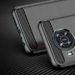 Carbon Case Lankstus dangtelis Nokia X100 black