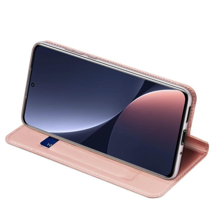 Skin Pro Holster dangtelis Flip Cover , skirtas Xiaomi 12 Pro , rožinės spalvos