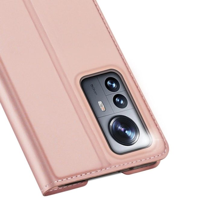 Skin Pro Holster dangtelis Flip Cover , skirtas Xiaomi 12 Pro , rožinės spalvos