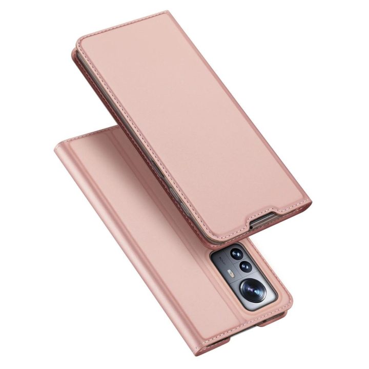 Skin Pro Holster dangtelis Flip Cover , skirtas Xiaomi 12 Pro , rožinės spalvos