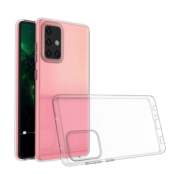 Gelinis korpuso dangtelis Ultra Clear 0,5 mm Samsung Galaxy A73 transparent