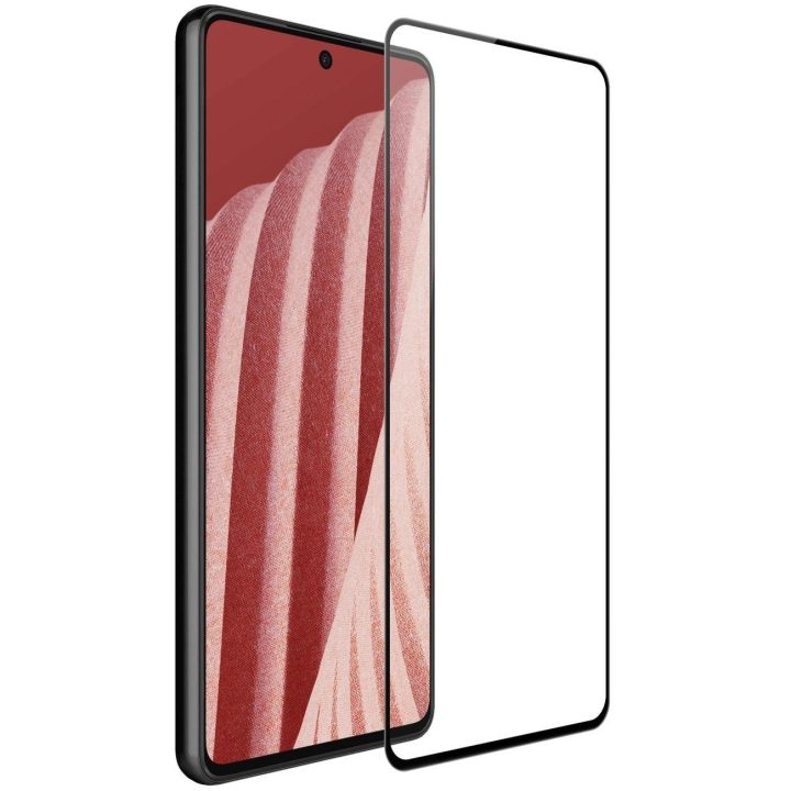 Nillkin CP + PRO itin plonas viso ekrano grūdintas stiklas su 0,2 mm 9H rėmeliu Samsung Galaxy A73 , juodas