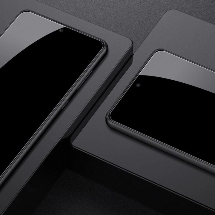 Nillkin CP + PRO itin plonas viso ekrano grūdintas stiklas su 0,2 mm 9H rėmeliu Samsung Galaxy A73 , juodas