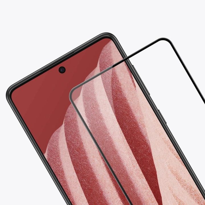 Nillkin CP + PRO itin plonas viso ekrano grūdintas stiklas su 0,2 mm 9H rėmeliu Samsung Galaxy A73 , juodas