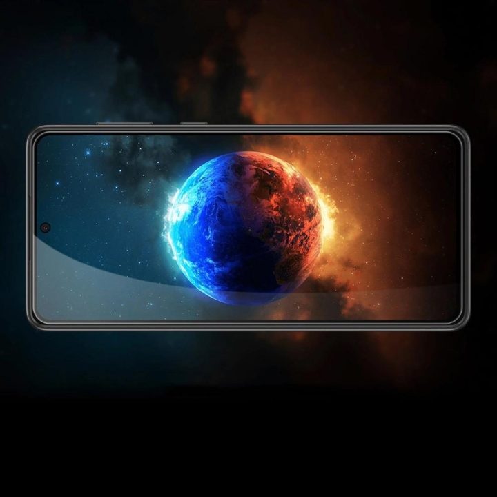 Nillkin CP + PRO itin plonas viso ekrano grūdintas stiklas su 0,2 mm 9H rėmeliu Samsung Galaxy A73 , juodas