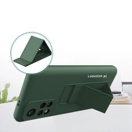Silikoninis stovo dangtelis, skirtas Xiaomi Redmi Note 11S / Note 11, juodos spalvos