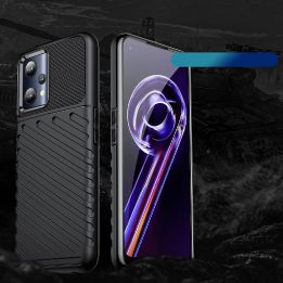 Thunder Case lankstus šarvuotas dangtelis Realme 9 Pro , juodas