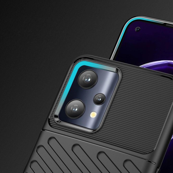 Thunder Case lankstus šarvuotas dangtelis Realme 9 Pro , juodas
