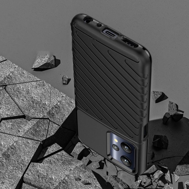 Thunder Case lankstus šarvuotas dangtelis Realme 9 Pro , juodas