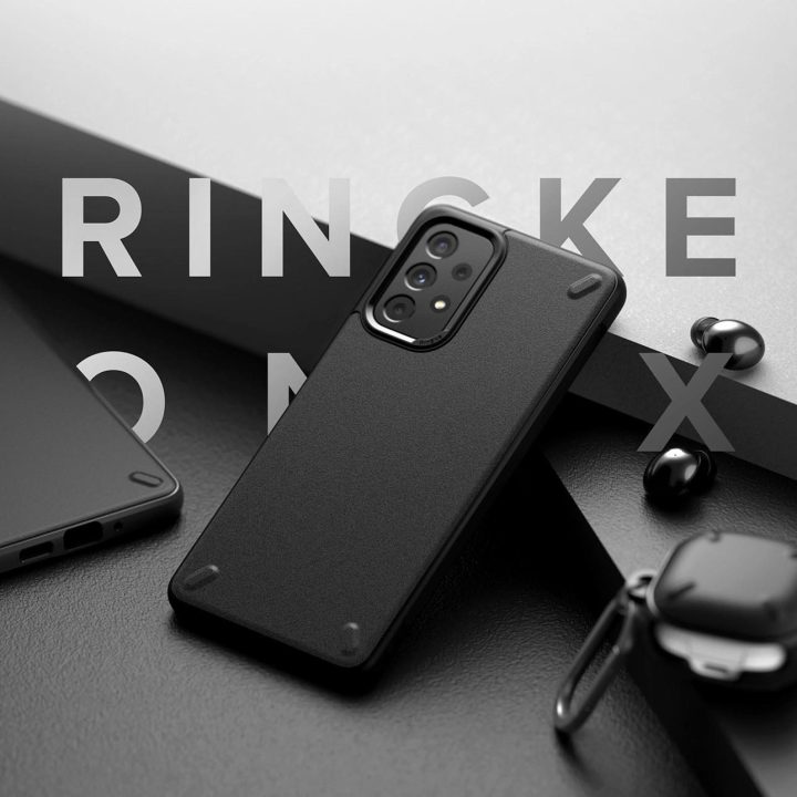 Ringke Onyx patvarus TPU dangtelis, skirtas Samsung Galaxy A73 , juodas
